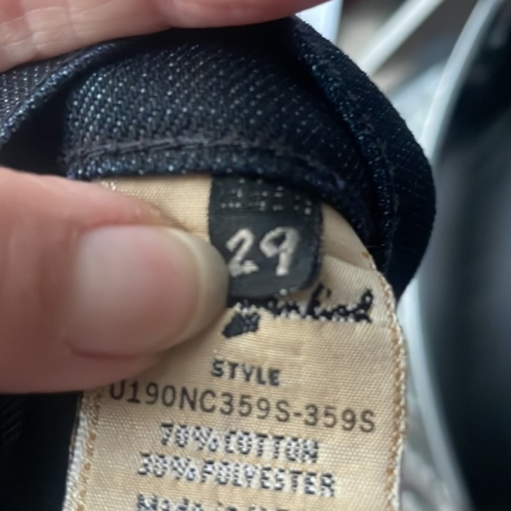 7 for all mankind jeans, dark denim size 29 straight leg - Picture 10 of 10